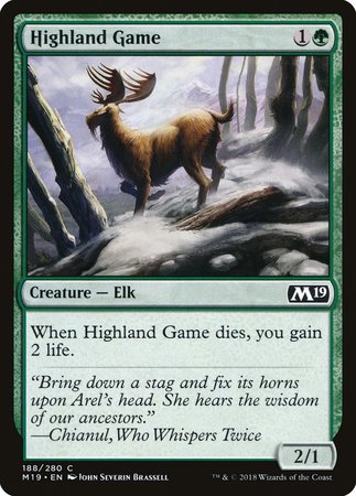 Highland Game [Core Set 2019] | Dumpster Cat Games