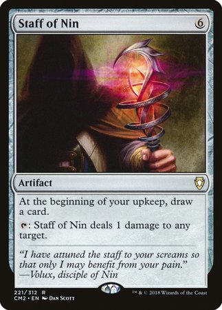 Staff of Nin [Commander Anthology Volume II] | Dumpster Cat Games