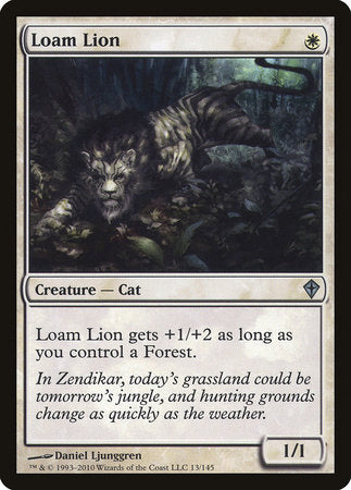 Loam Lion [Worldwake] | Dumpster Cat Games