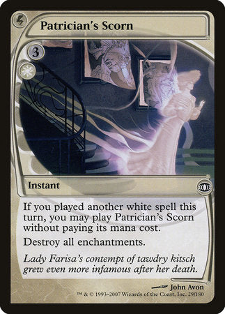 Patrician's Scorn [Future Sight] | Dumpster Cat Games