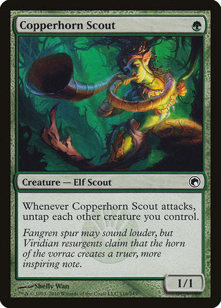 Copperhorn Scout [Scars of Mirrodin] | Dumpster Cat Games