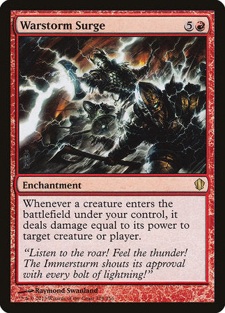 Warstorm Surge [Commander 2013] | Dumpster Cat Games