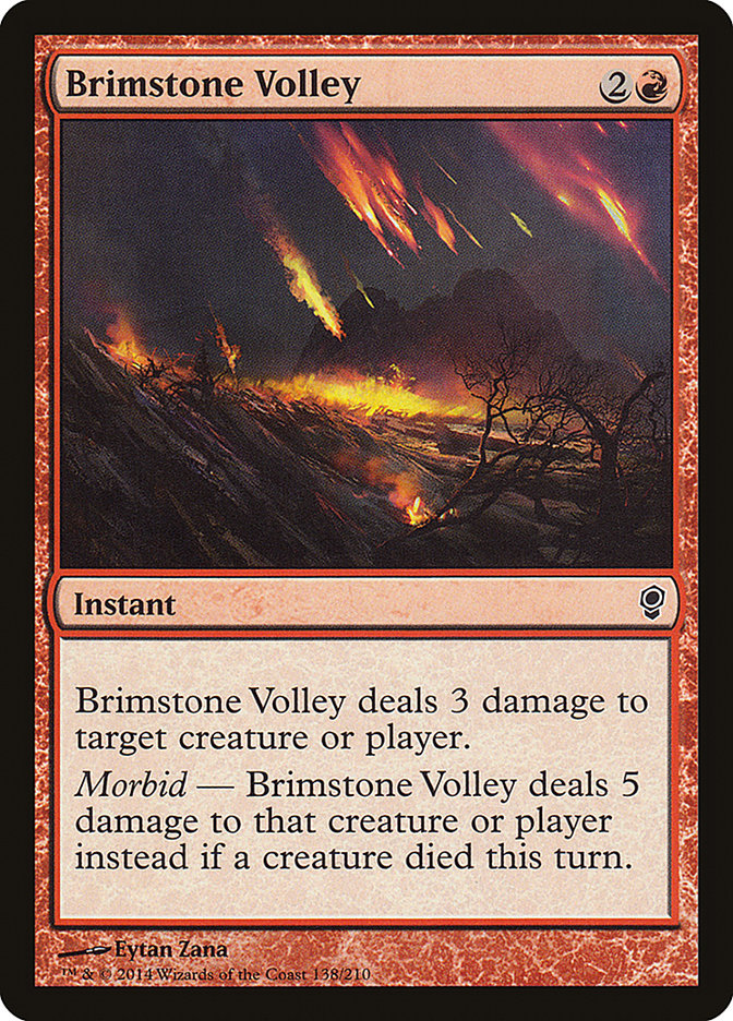 Brimstone Volley [Conspiracy] | Dumpster Cat Games
