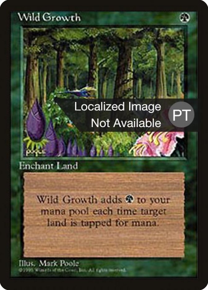 Wild Growth [Fourth Edition (Foreign Black Border)] | Dumpster Cat Games