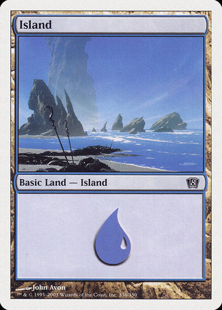 Island (336) [Eighth Edition] | Dumpster Cat Games