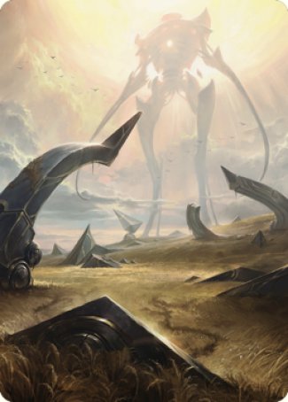 Plains (1) Art Card [The Brothers' War Art Series] | Dumpster Cat Games