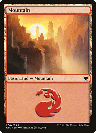 Mountain (264) [Khans of Tarkir] | Dumpster Cat Games