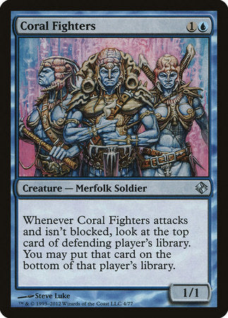 Coral Fighters [Duel Decks: Venser vs. Koth] | Dumpster Cat Games