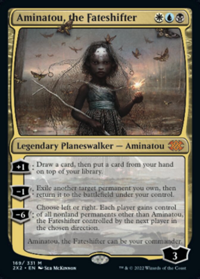 Aminatou, the Fateshifter [Double Masters 2022] | Dumpster Cat Games
