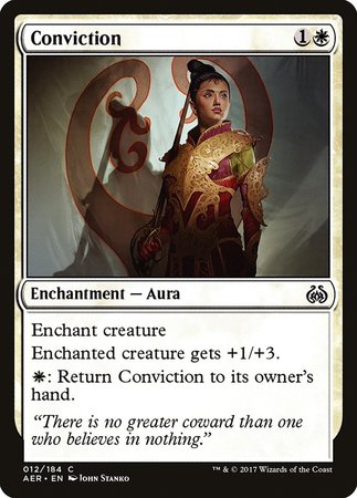 Conviction [Aether Revolt] | Dumpster Cat Games