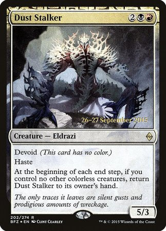Dust Stalker [Battle for Zendikar Promos] | Dumpster Cat Games