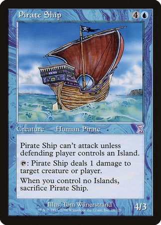 Pirate Ship [Time Spiral Timeshifted] | Dumpster Cat Games