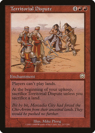 Territorial Dispute [Mercadian Masques] | Dumpster Cat Games
