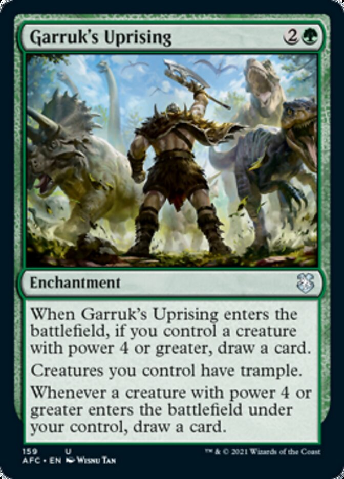 Garruk's Uprising [Dungeons & Dragons: Adventures in the Forgotten Realms Commander] | Dumpster Cat Games
