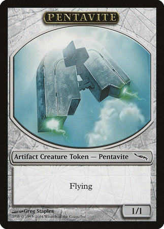 Pentavite Token (Mirrodin) [Magic Player Rewards 2004] | Dumpster Cat Games