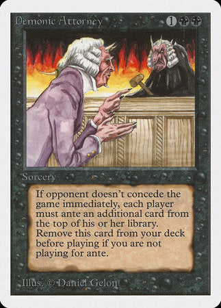 Demonic Attorney [Unlimited Edition] | Dumpster Cat Games