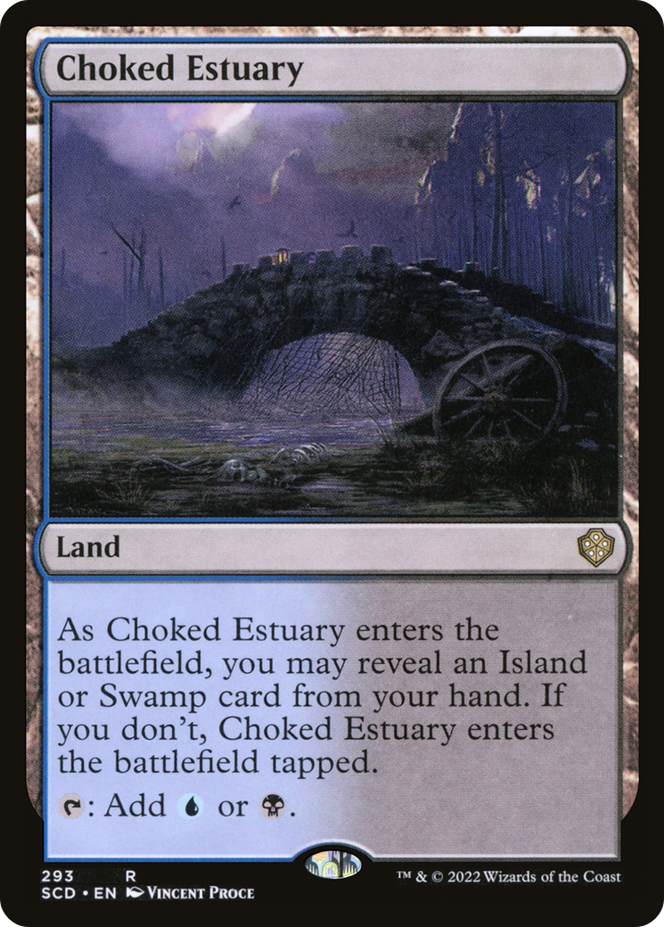 Choked Estuary [Starter Commander Decks] | Dumpster Cat Games