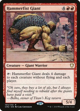 Hammerfist Giant [Commander Anthology Volume II] | Dumpster Cat Games