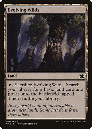Evolving Wilds [Modern Masters 2015] | Dumpster Cat Games