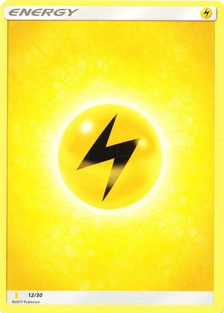 Lightning Energy (12/30) [Sun & Moon: Trainer Kit - Alolan Raichu] | Dumpster Cat Games