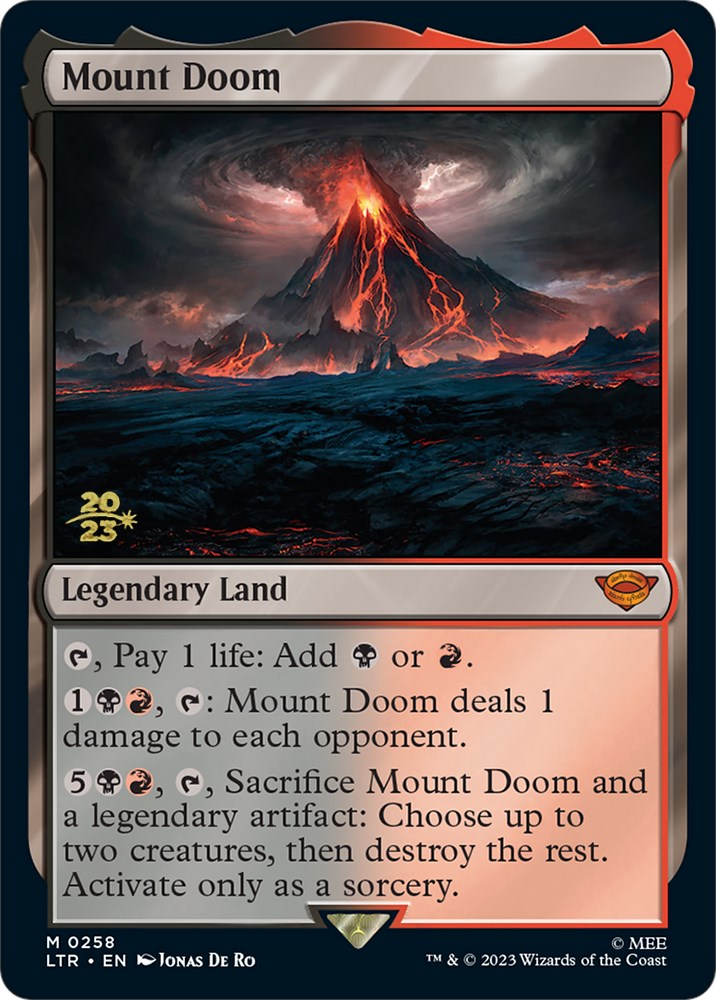 Mount Doom [The Lord of the Rings: Tales of Middle-Earth Prerelease Promos] | Dumpster Cat Games