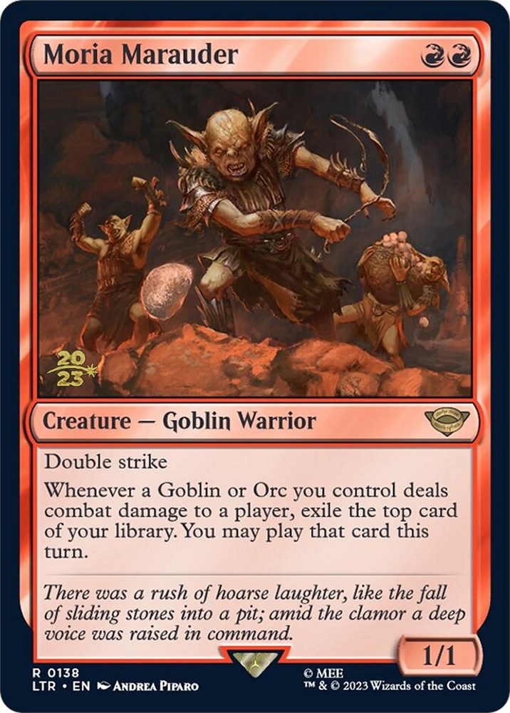 Moria Marauder [The Lord of the Rings: Tales of Middle-Earth Prerelease Promos] | Dumpster Cat Games