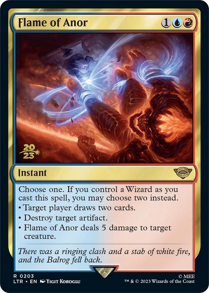 Flame of Anor [The Lord of the Rings: Tales of Middle-Earth Prerelease Promos] | Dumpster Cat Games