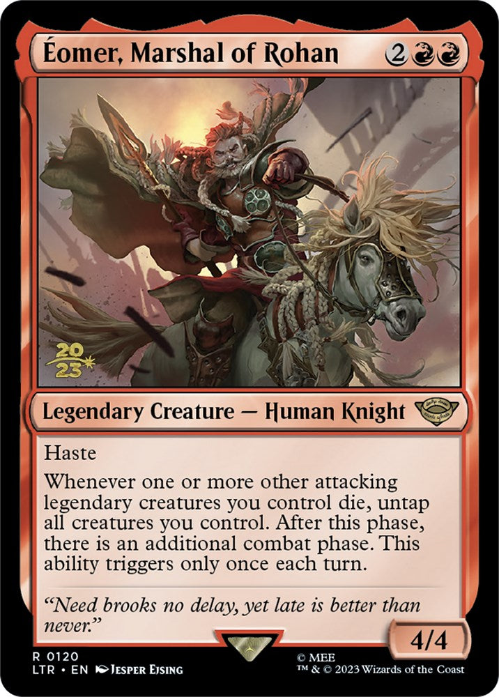 Eomer, Marshal of Rohan [The Lord of the Rings: Tales of Middle-Earth Prerelease Promos] | Dumpster Cat Games