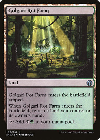 Golgari Rot Farm [Iconic Masters] | Dumpster Cat Games