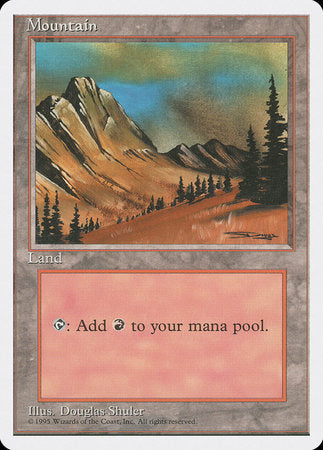 Mountain (C) [Fourth Edition] | Dumpster Cat Games