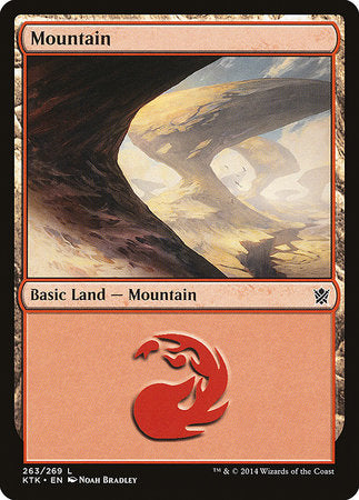 Mountain (263) [Khans of Tarkir] | Dumpster Cat Games