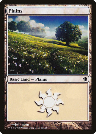 Plains (337) [Commander 2013] | Dumpster Cat Games