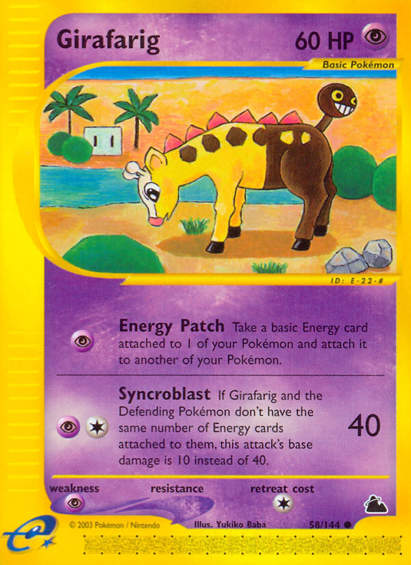 Girafarig (58/144) [Skyridge] | Dumpster Cat Games