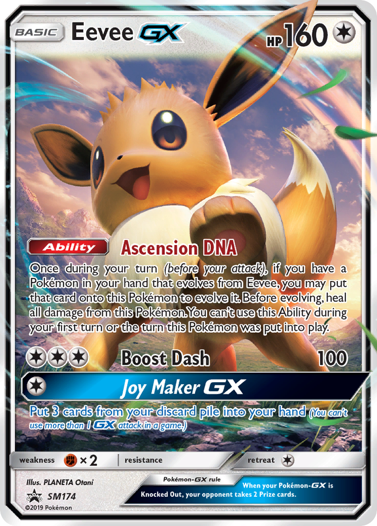 Eevee GX (SM174) [Sun & Moon: Black Star Promos] | Dumpster Cat Games
