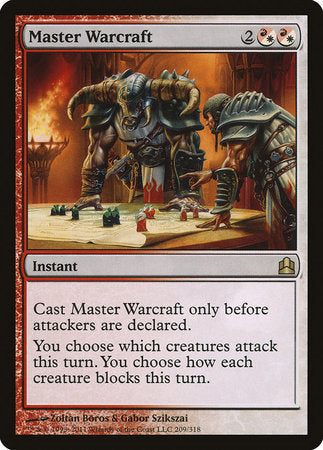 Master Warcraft [Commander 2011] | Dumpster Cat Games