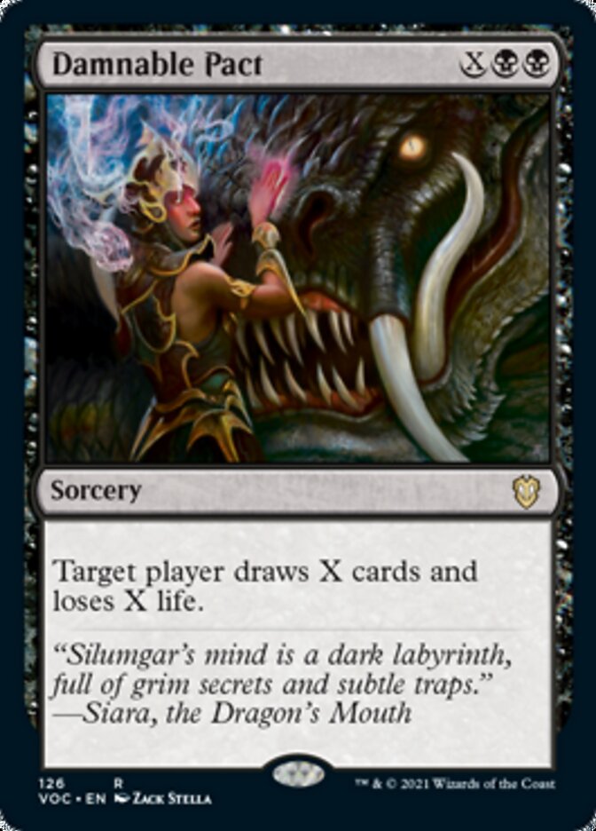 Damnable Pact [Innistrad: Crimson Vow Commander] | Dumpster Cat Games