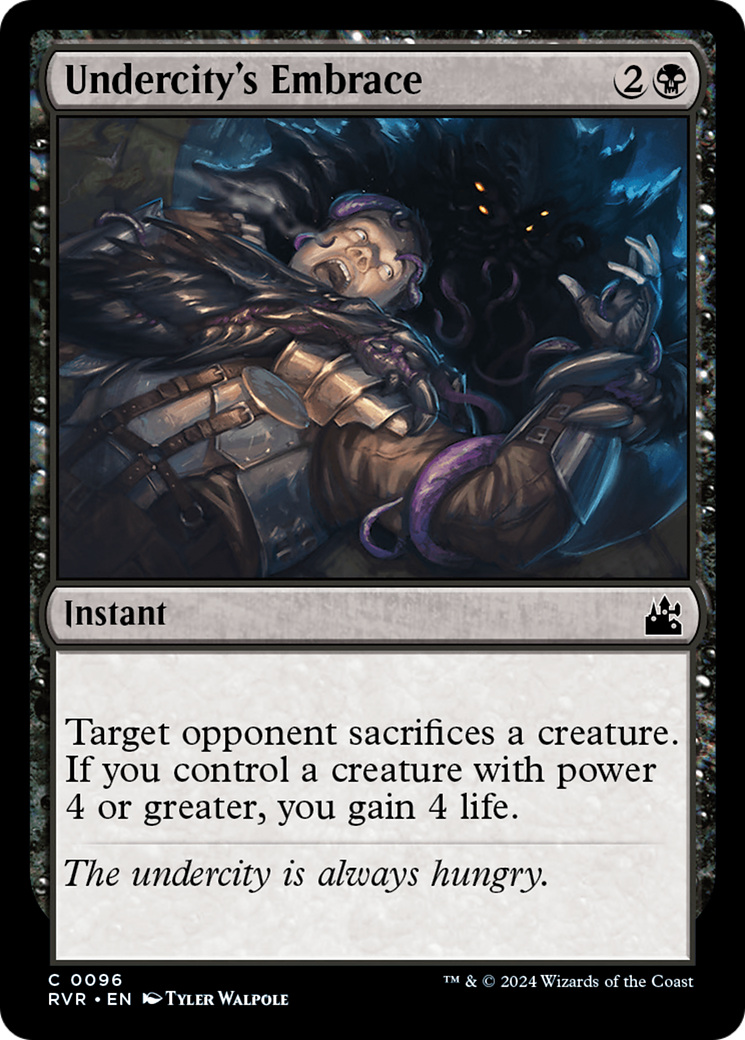 Undercity's Embrace [Ravnica Remastered] | Dumpster Cat Games