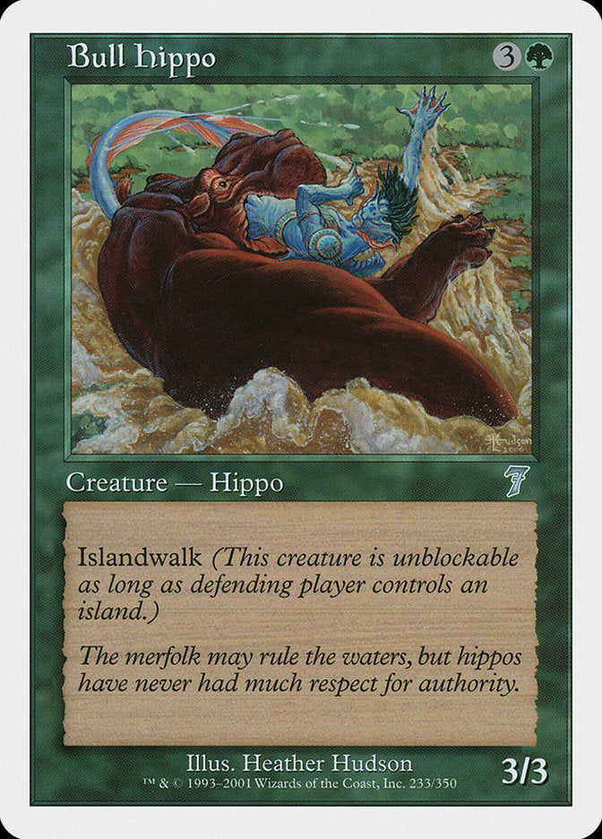 Bull Hippo [Seventh Edition] | Dumpster Cat Games