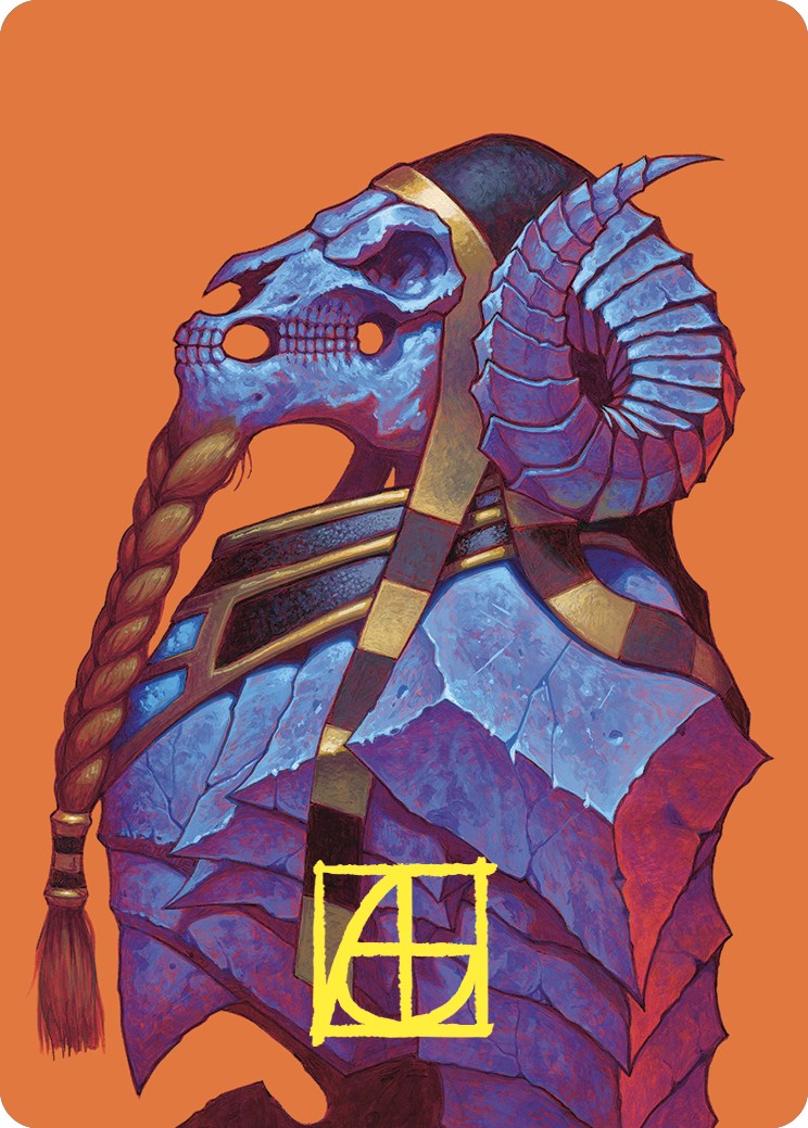 Neheb, the Eternal Art Card (Gold-Stamped Signature) [Commander Masters Art Series] | Dumpster Cat Games