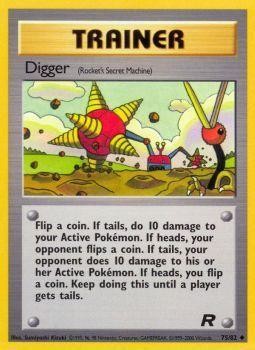 Digger (75/82) [Team Rocket Unlimited] | Dumpster Cat Games