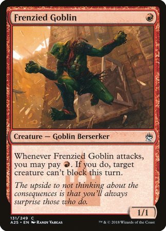 Frenzied Goblin [Masters 25] | Dumpster Cat Games