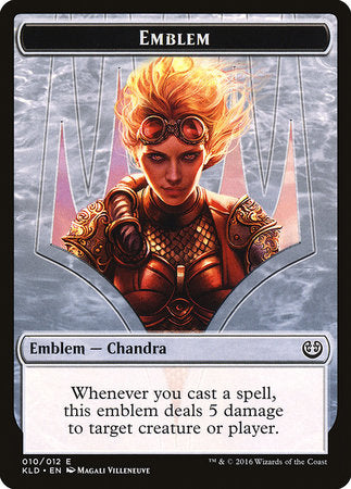 Emblem - Chandra, Torch of Defiance [Kaladesh Tokens] | Dumpster Cat Games