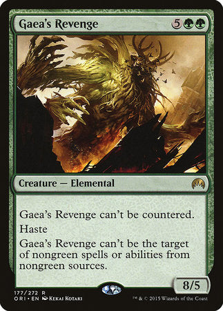 Gaea's Revenge [Magic Origins] | Dumpster Cat Games