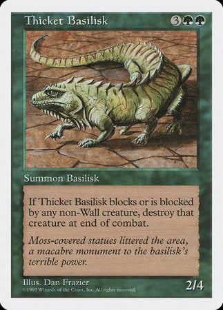 Thicket Basilisk [Fifth Edition] | Dumpster Cat Games