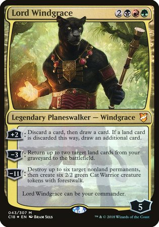 Lord Windgrace (Commander 2018) [Commander 2018 Oversized] | Dumpster Cat Games