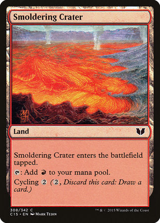Smoldering Crater [Commander 2015] | Dumpster Cat Games