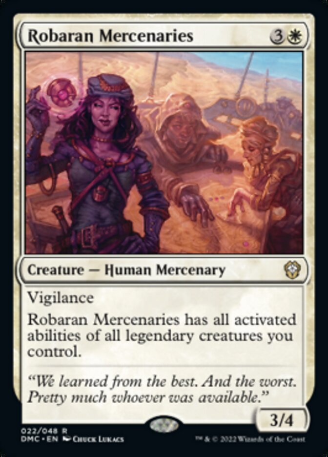 Robaran Mercenaries [Dominaria United Commander] | Dumpster Cat Games