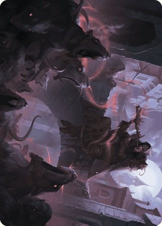 Gnawing Crescendo Art Card [Wilds of Eldraine Art Series] | Dumpster Cat Games