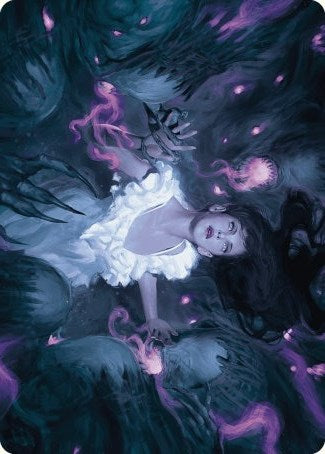Neva, Stalked by Nightmares Art Card [Wilds of Eldraine Art Series] | Dumpster Cat Games