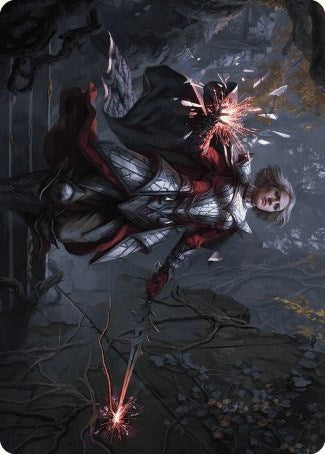 Rowan, Scion of War Art Card (31/81) [Wilds of Eldraine Art Series] | Dumpster Cat Games